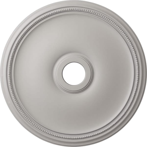 Ekena Millwork Theia Ceiling Medallion (Fits Canopies up to 6 3/4"), 24"OD x 3 5/8"ID x 1 3/4"P, Ultra Pure White CM24THUWF - main